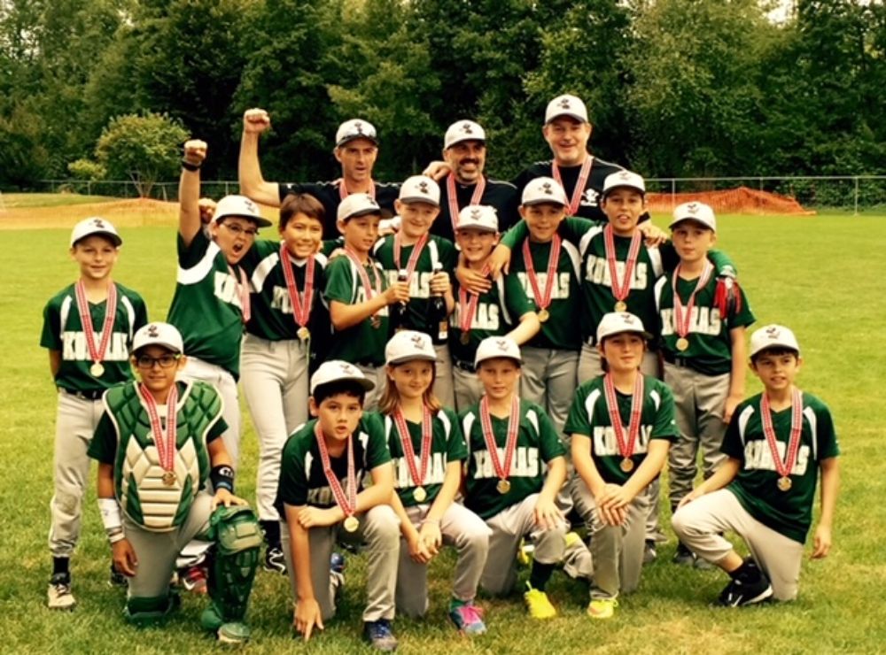 Des débuts peu glamour: Dominic Scheffler a commencé sa carrière de baseball chez les Rümlang Kobras (zvg).